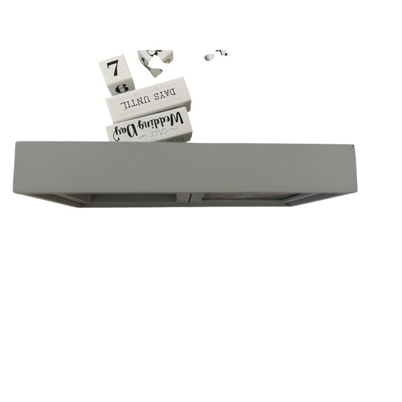 Malden International Designs 3447-44 Wedding Countdown Block, Photo Frame Gray - Picture 10 of 14